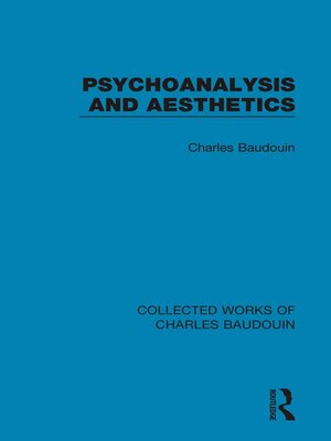 cover image of Psychoanalysis and Aesthetics
